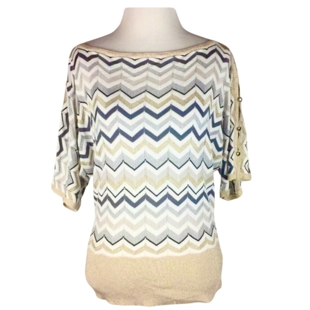 White House Black Market Dolman Chevron Sweater